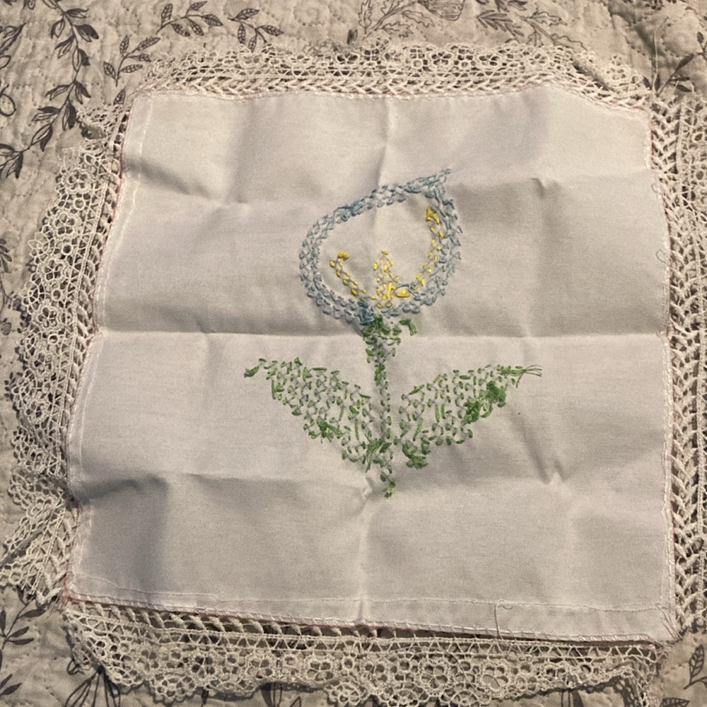 Embroidered Napkin - Picture 3 of 3